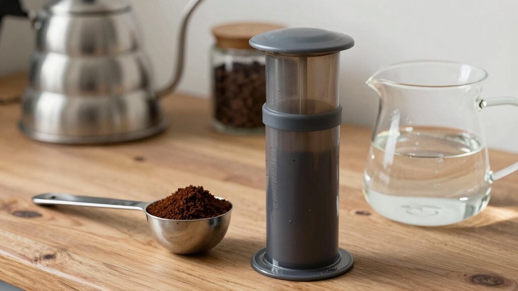 quick precise aeropress setup