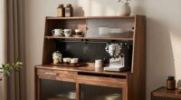 quiet coffee bar cabinets