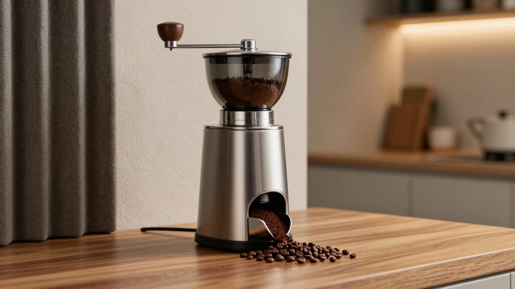 quiet espresso grinding techniques