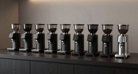 quiet low retention espresso grinders