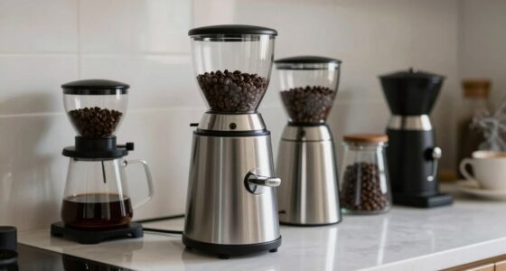 quiet stepless espresso grinders