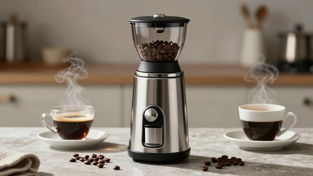reliable quiet coffee grinder