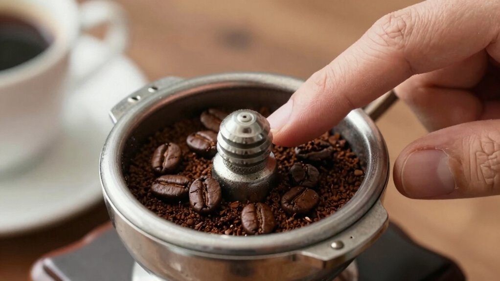 replace burrs for optimal flavor