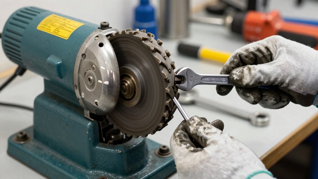 replace worn parts regularly