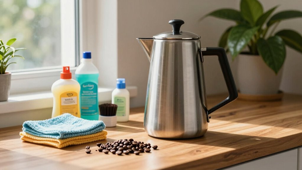 sanitize cold brew equipment regularly