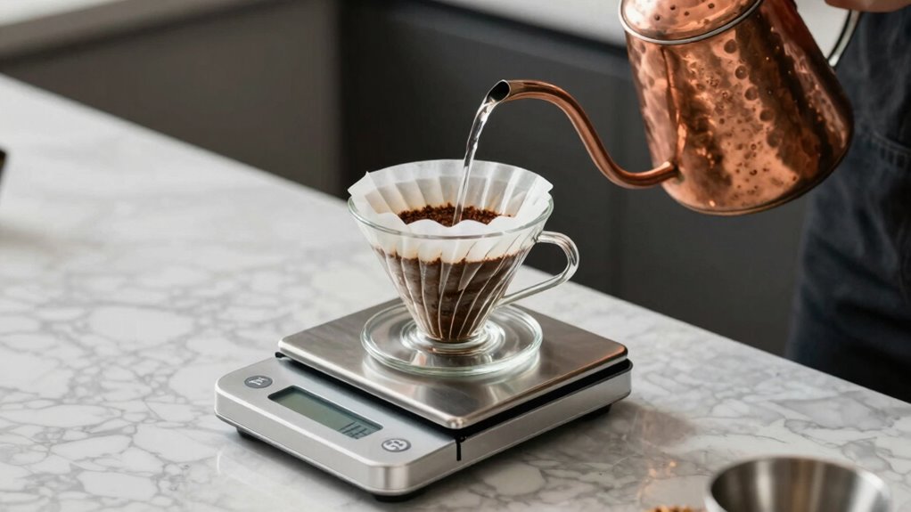 scaling professional pour over equipment