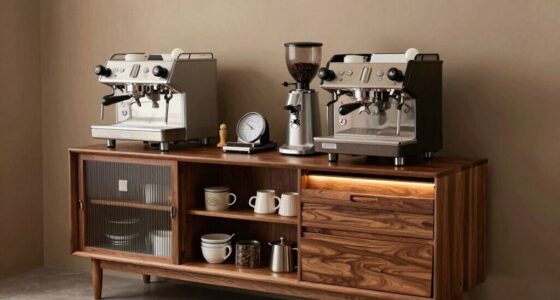 selecting coffee bar cabinet