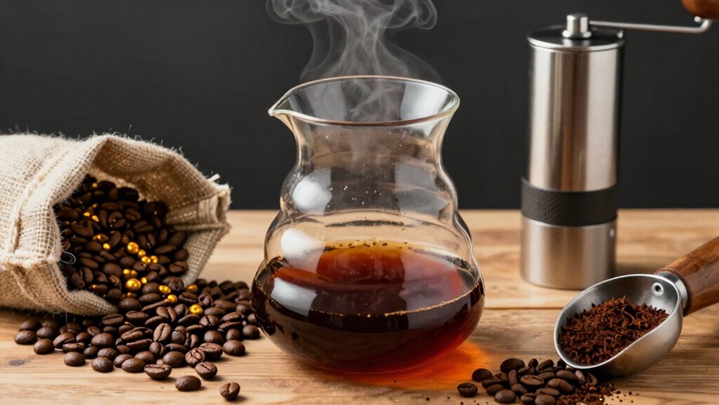 selecting ideal coffee beans