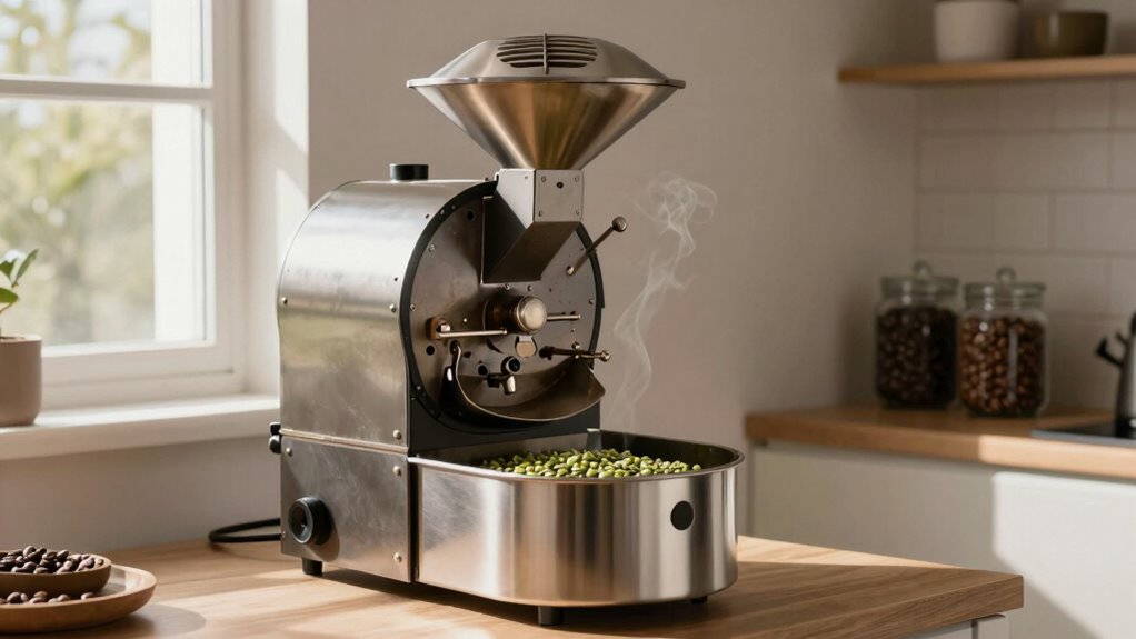 smoke free coffee roasting tips