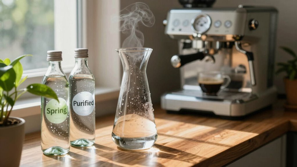 spring versus purified water