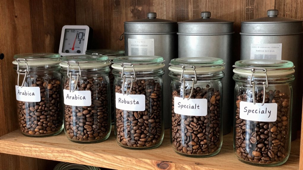 store beans properly for freshness