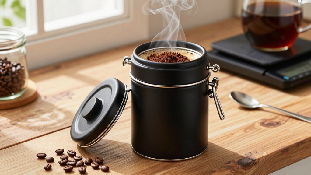 store coffee in airtight containers