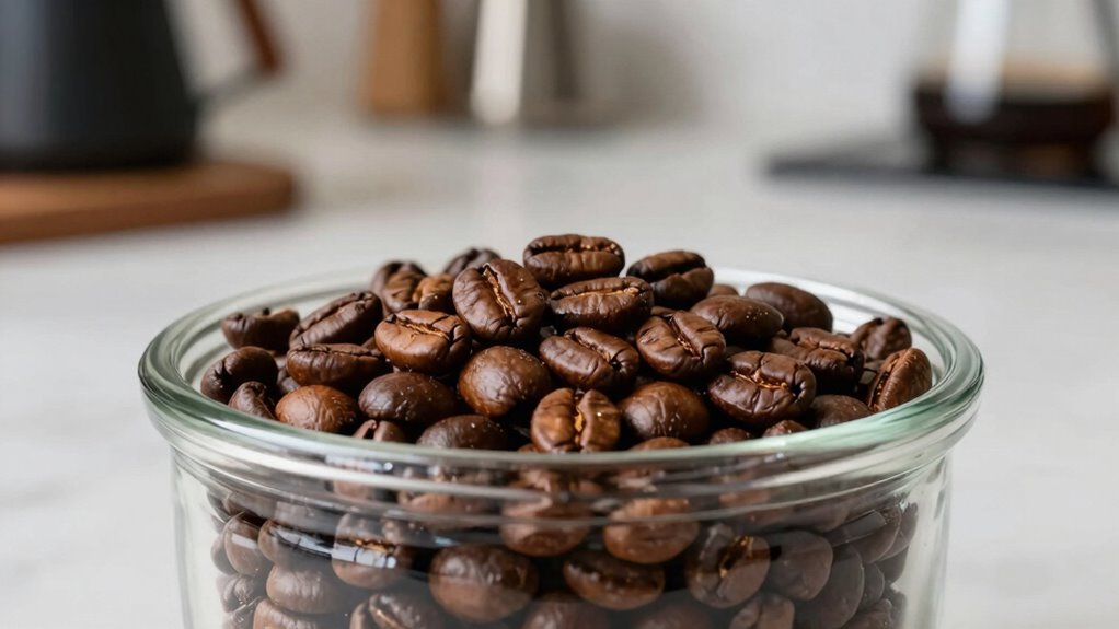 store coffee in airtight dark container
