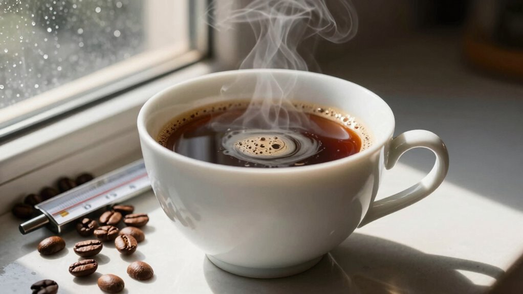 temperature affects coffee flavor