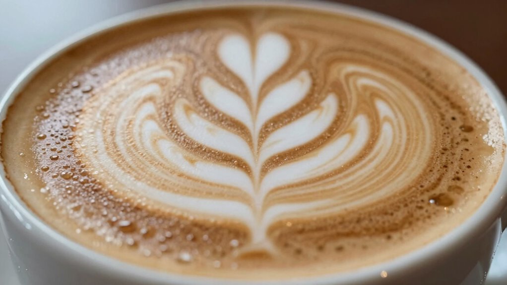 temperature affects latte art longevity