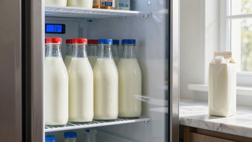 temperature controls milk freshness