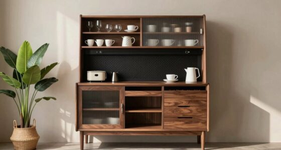 top coffee bar cabinets