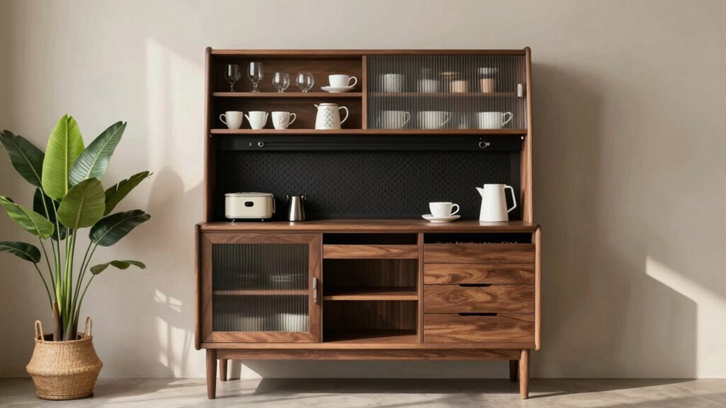 top coffee bar cabinets