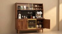 top coffee bar cabinets