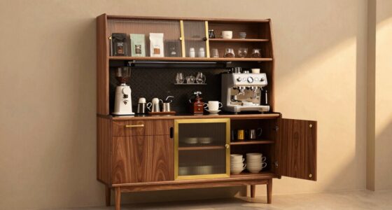 top coffee bar cabinets