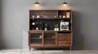 top coffee bar cabinets