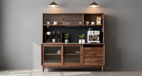 top coffee bar cabinets