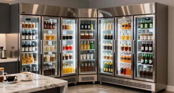 top coffee bar refrigerators