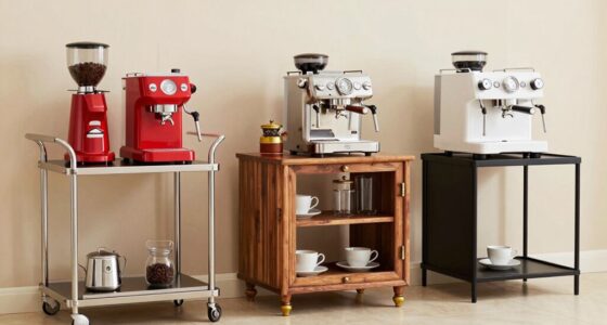top espresso machine carts