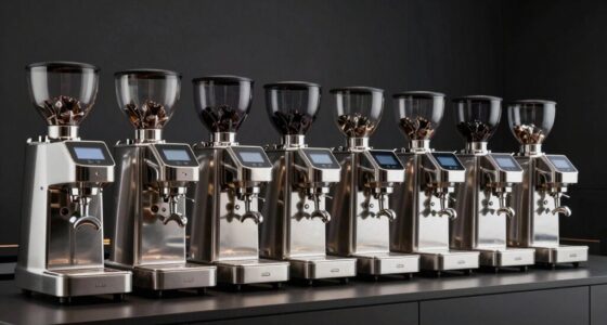 top flat burr grinders