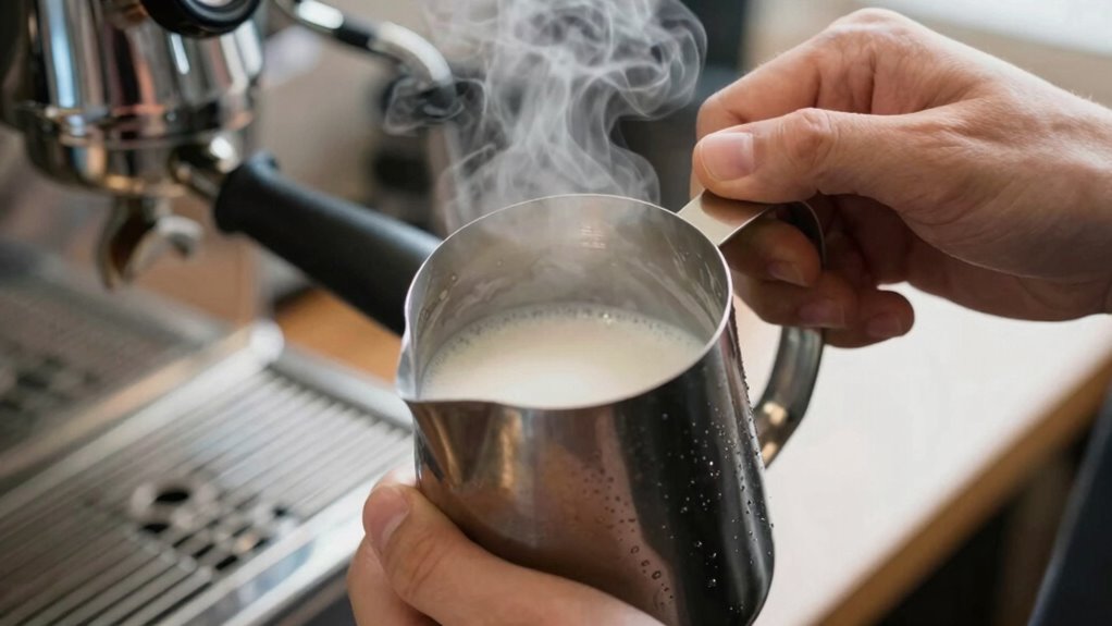 troubleshoot steamed milk issues