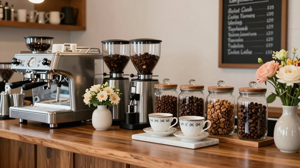versatile coffee bar setups