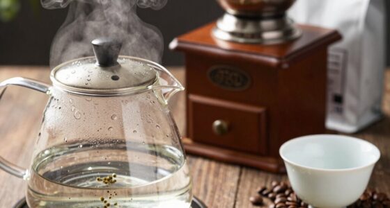 water hardness affects coffee