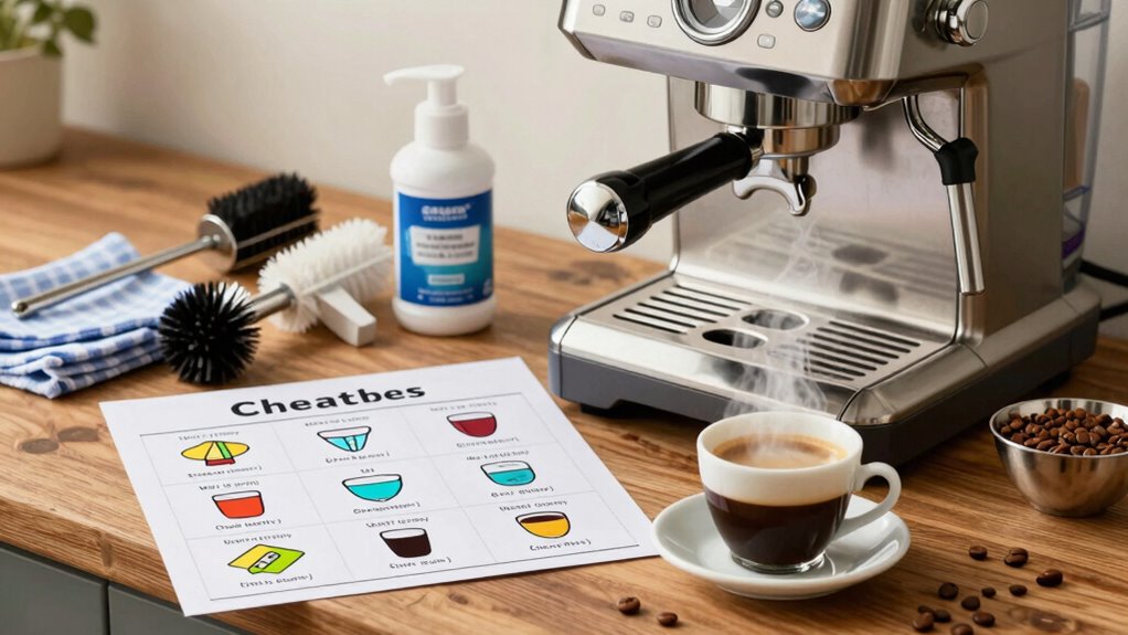 weekly espresso machine maintenance