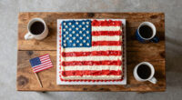 Martha Stewart Serves Huge American Flag Cake with 250 Pieces for Founding Father-Themed Party