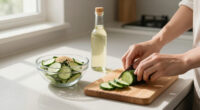 Cucumber Salad With Sesame And Rice Vinegar