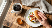 Hamburger Con Fichi, Stracciatella E Cipolle Caramellate