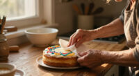 My Grandma's 50-Year-Old Paper Towel Trick For Decorating Cakes Is Ingenious