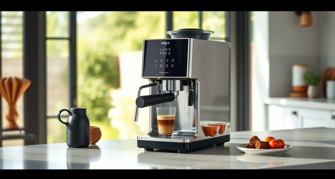 Ninja Luxe™ Café Pro Espresso Machine: Summer Coffee Elegance