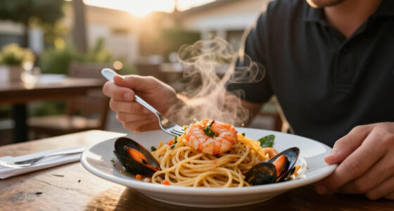 Pasta Con Scampi E «Ferfelloni»