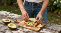 Tortino Di Pollo E Maionese Con Avocado