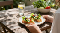 Bruschette Di Lattuga Con Insalata Alla Greca