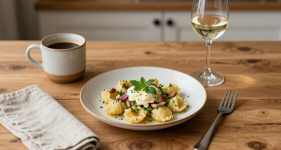 Gnocchi Di Erbette Al Burro, Speck E Nocciole