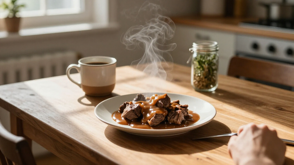"We Eat This Once A Week": Beef Tips & Gravy Is The Recipe Everyone Begs For
